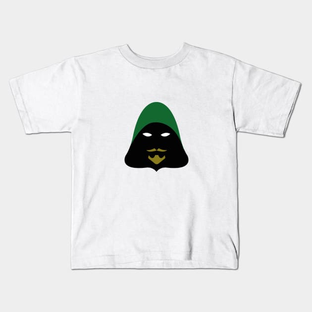 Minimalist Green Arrow Kids T-Shirt by PWCreate